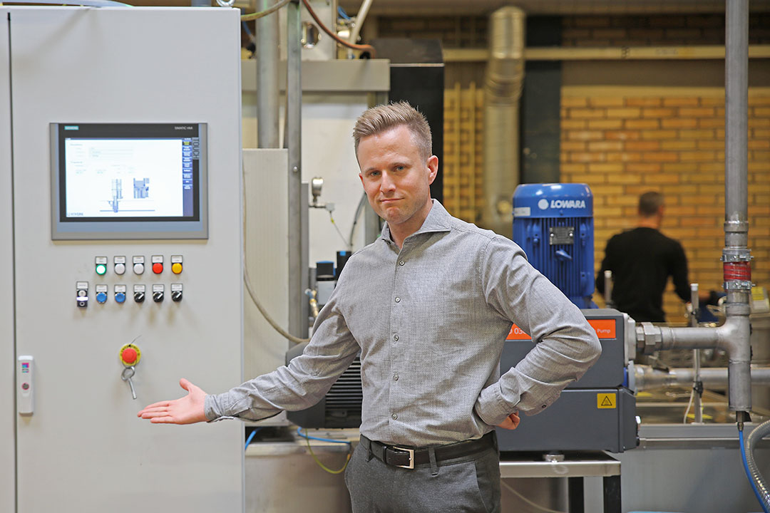 Det var inte självklart att det skulle bli en Viverk-tvätt, men här är den nu och det har fungerat mycket bra.