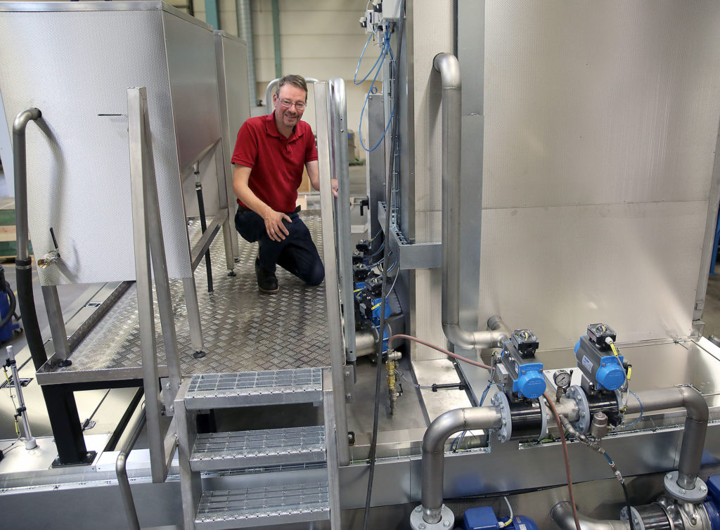 Stefan Hellberg är en av ingenjörerna bakom Viverks Flow-Jet-teknik.