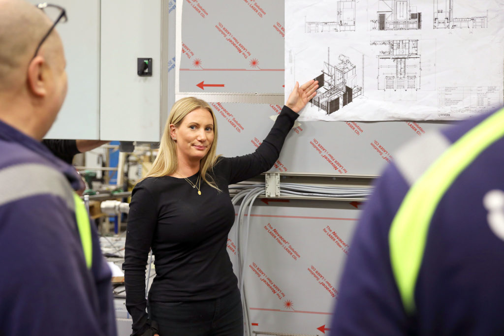 Malin Öigaard, arbetsledare på Viverk.