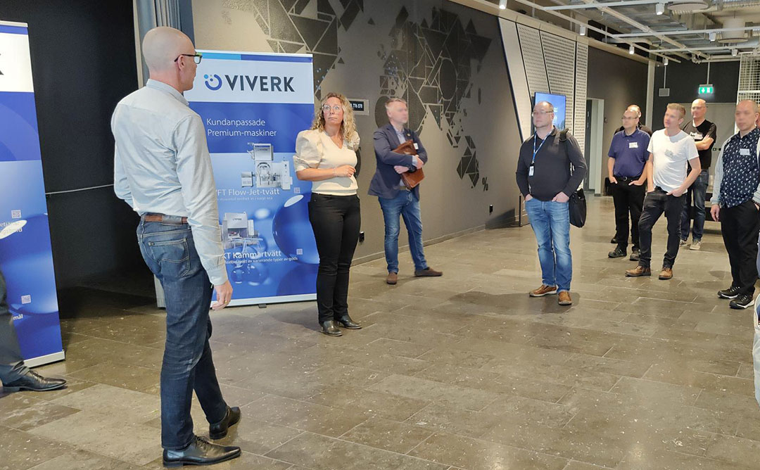 Viverk, SKF och DST höll seminarie om renhet och Clean Manufacturing 2022-11-10.