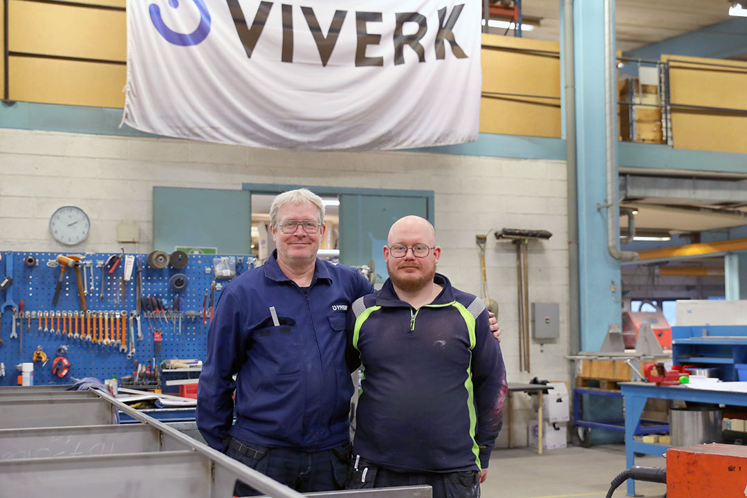 Pär och Niklas Göthberg har roligt på jobbet!