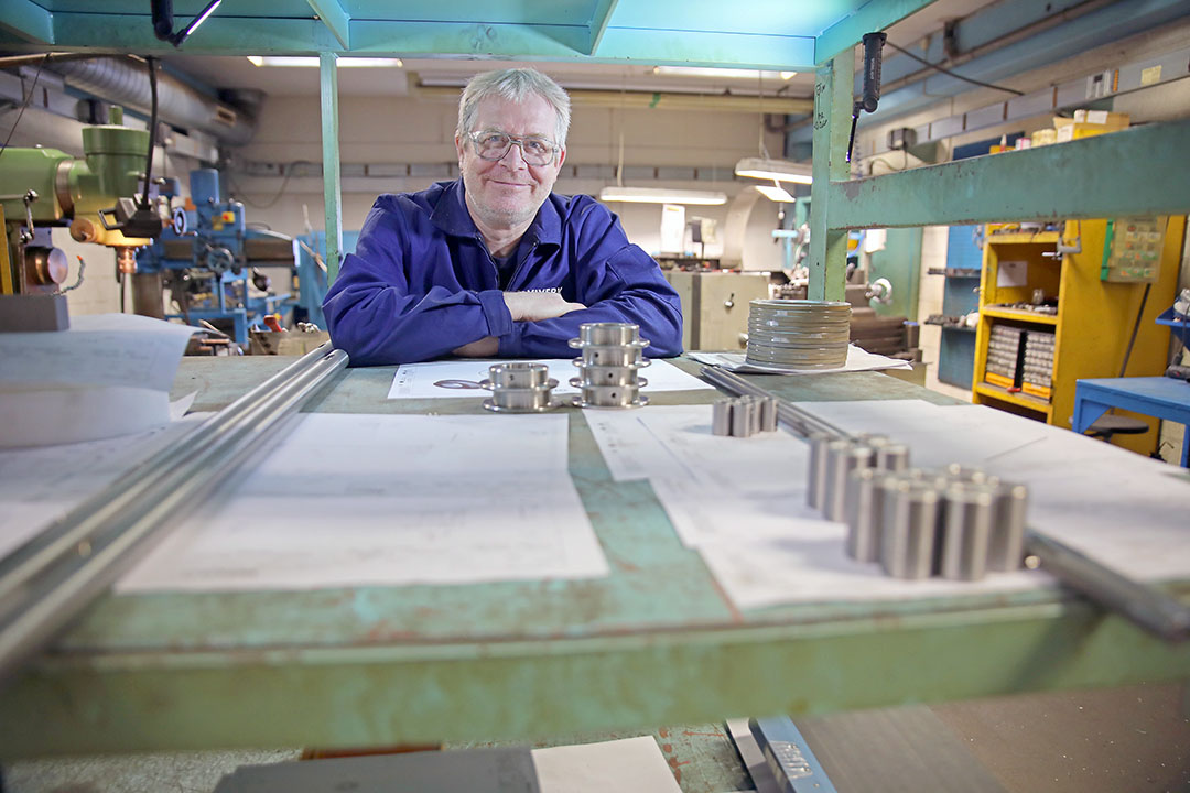 Pär Göthberg tillverkar specialgrejer som är i små serier. 