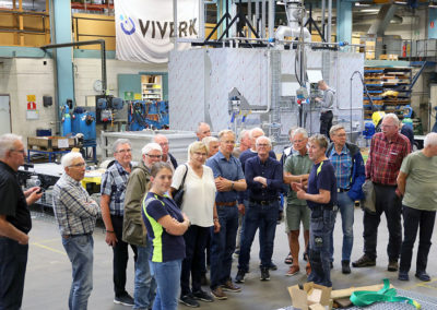 Besökare med ett brinnande intresse