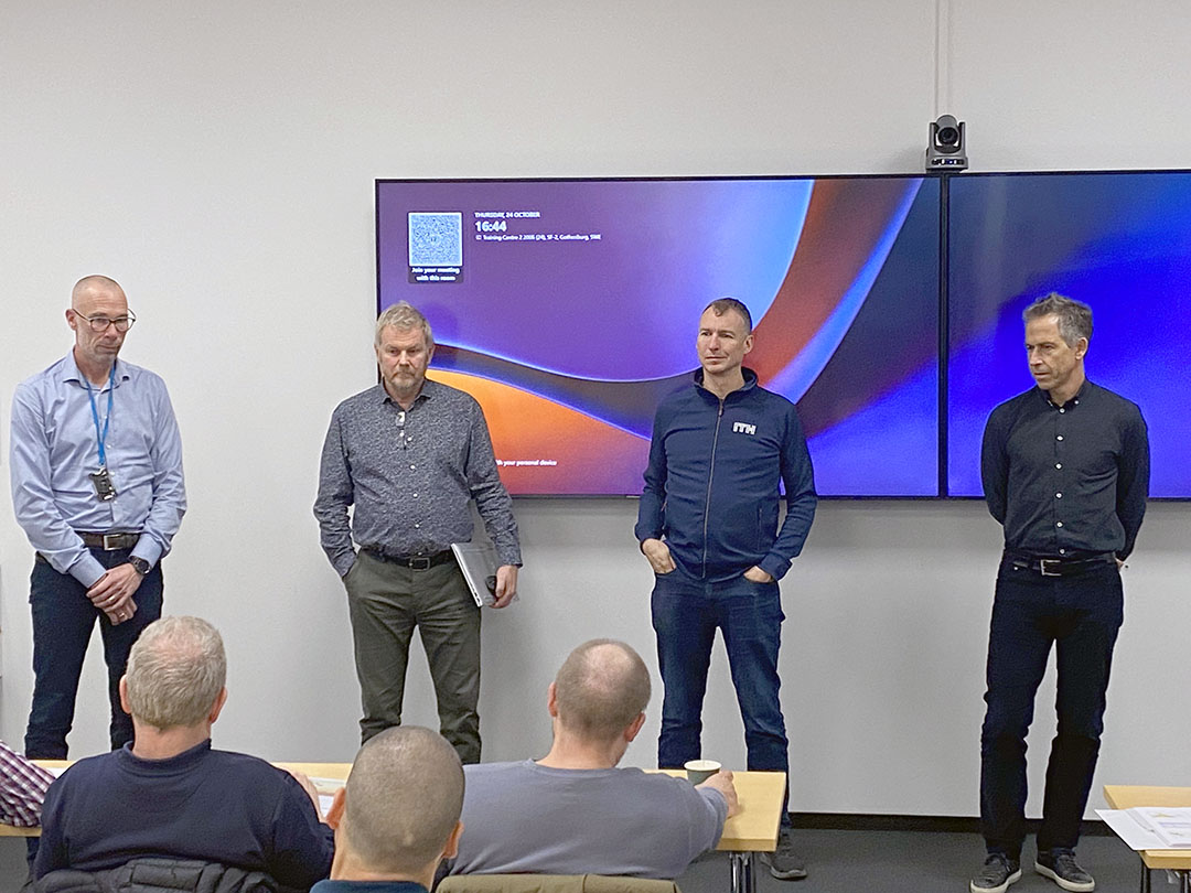 ITH, SKF och Viverk håller renhetsutbildning på SKF i Göteborg 2024-10-24.