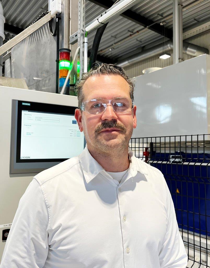 Patrik Stoltz har varit projektledare för investeringen och är nu processansvarig för anläggningen.