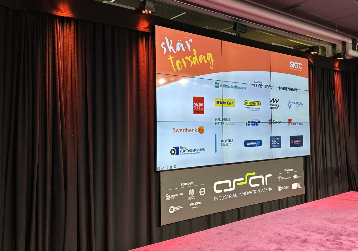 SKTC skärtorsdag från Assar konferenscenter på Volvo i Skövde.