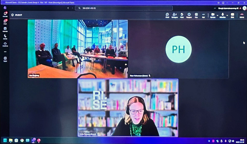 Kristin Fransson från RISE avhandlade både framtid och livscykelanalyser.Ett rullagers resa från vaggan till graven på Gnosjö Automatsvarvning AB 2025-11-19 