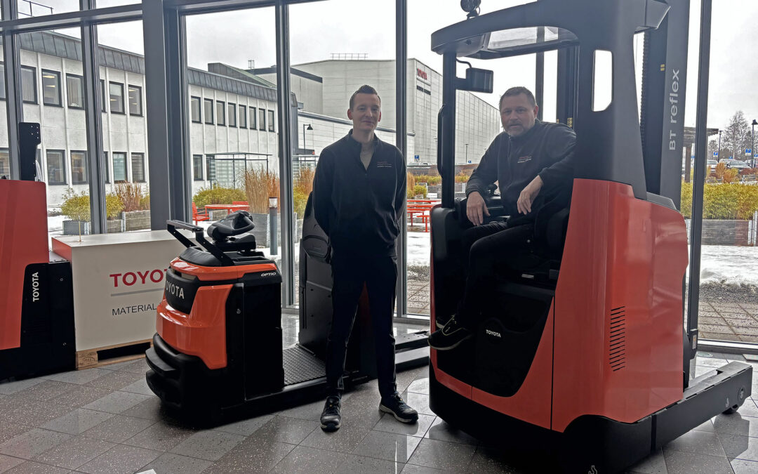 40 % lägre energiförbrukning, renare gods och bättre arbetsmiljö the Toyota way!